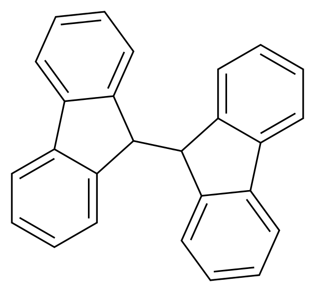 9-(9H-fluoren-9-yl)-9H-fluorene_分子结构_CAS_1530-12-7