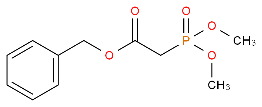 Dimethyl (benzyloxycarbonyl)methylphosphonate 98%_分子结构_CAS_57443-18-2)