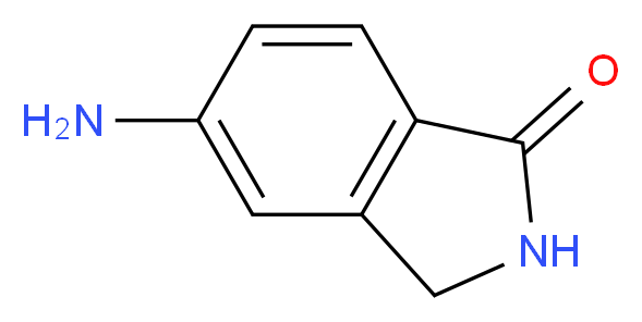 5-amino-2,3-dihydro-1H-isoindol-1-one_分子结构_CAS_222036-66-0