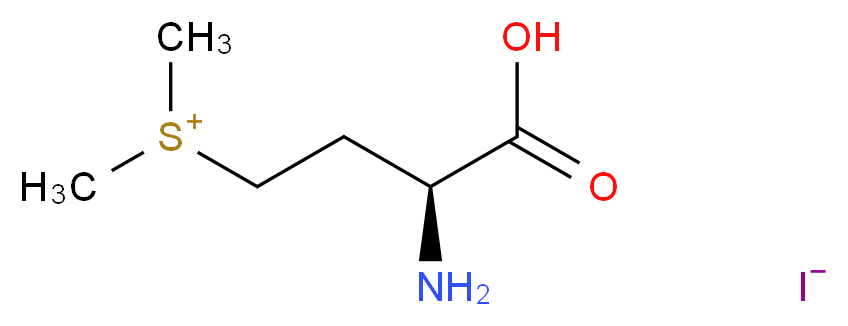 碘代L-蛋氨酸甲基鋶_分子结构_CAS_34236-06-1)