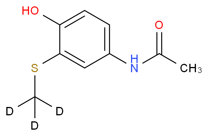 S-Methyl-d3-thioacetaminophen_分子结构_CAS_1215669-56-9)