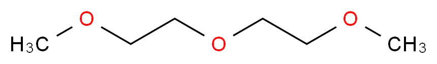 1-methoxy-2-(2-methoxyethoxy)ethane_分子结构_CAS_111-96-6