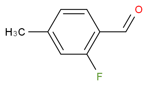 2-Fluoro-4-methylbenzaldehyde 98%_分子结构_CAS_146137-80-6)