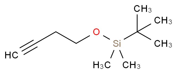 4-(叔丁基二甲硅氧基)-1-丁炔_分子结构_CAS_78592-82-2)