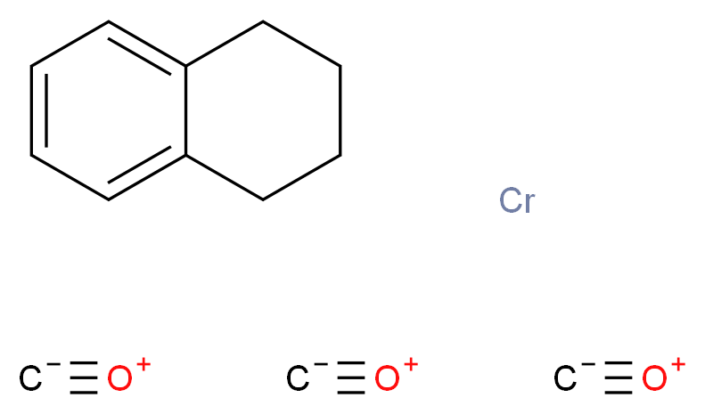 1,2,3,4-tetrahydronaphthalene tris(methanidylidyneoxidanium) chromium_分子结构_CAS_12154-63-1