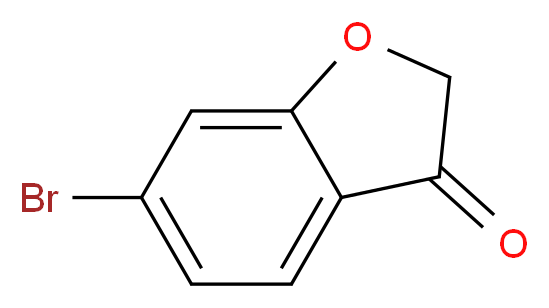 6-bromo-2,3-dihydro-1-benzofuran-3-one_分子结构_CAS_)