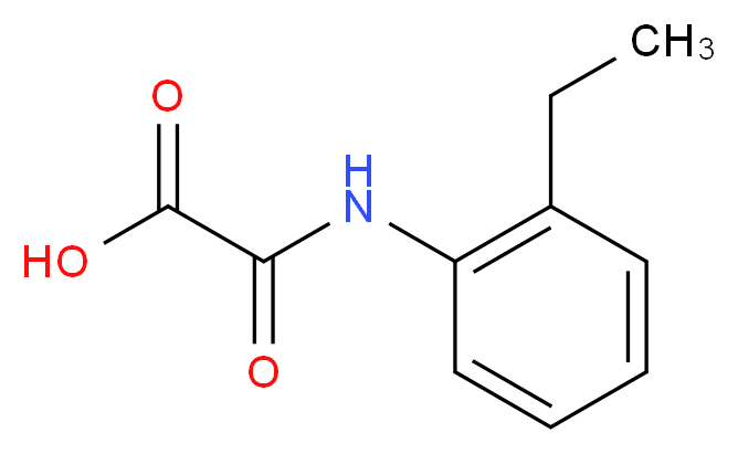 [(2-Ethylphenyl)amino](oxo)acetic acid_分子结构_CAS_50740-38-0)