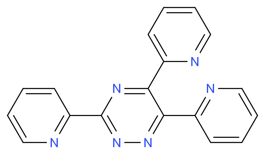 3,5,6-tri(2-pyridyl)-1,2,4-triazine_分子结构_CAS_1046-57-7)