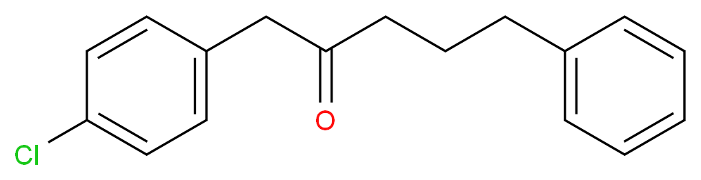 1-(4-chlorophenyl)-5-phenylpentan-2-one_分子结构_CAS_)