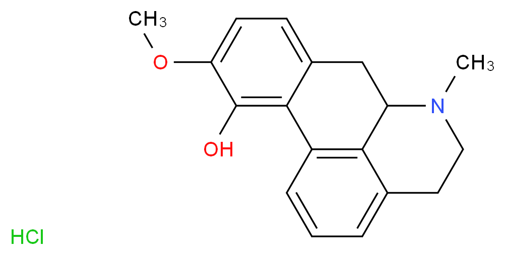 4-methoxy-10-methyl-10-azatetracyclo[7.7.1.0^{2,7}.0^{13,17}]heptadeca-1(17),2,4,6,13,15-hexaen-3-ol hydrochloride_分子结构_CAS_641-36-1