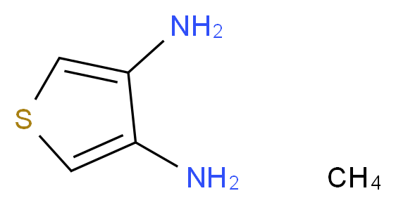 methane; thiophene-3,4-diamine_分子结构_CAS_90069-81-1