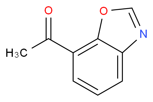 1-(1,3-Benzoxazol-7-yl)-1-ethanone_分子结构_CAS_)