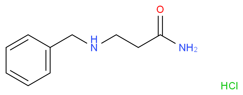 N3-Benzyl-b-alaninamide hydrochloride_分子结构_CAS_114741-49-0)