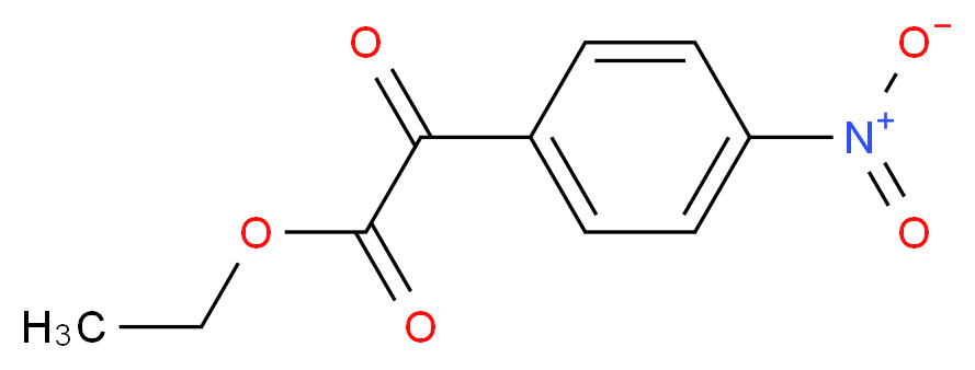 ethyl 2-(4-nitrophenyl)-2-oxoacetate_分子结构_CAS_70091-75-7