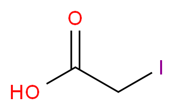 2-iodoacetic acid_分子结构_CAS_64-69-7