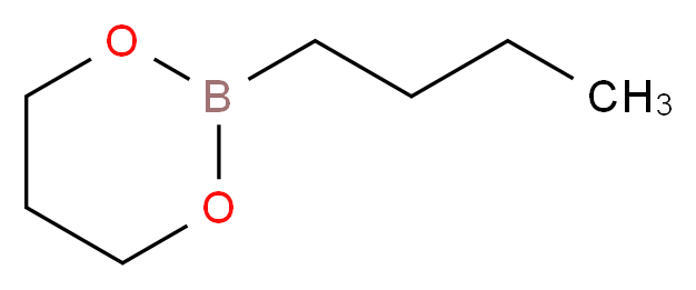 2-butyl-1,3,2-dioxaborinane_分子结构_CAS_30169-71-2