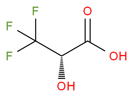 (2S)-3,3,3-trifluoro-2-hydroxypropanoic acid_分子结构_CAS_125995-00-8