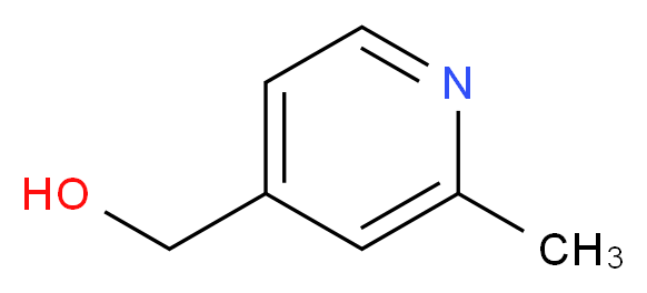 (2-methylpyridin-4-yl)methanol_分子结构_CAS_105250-16-6