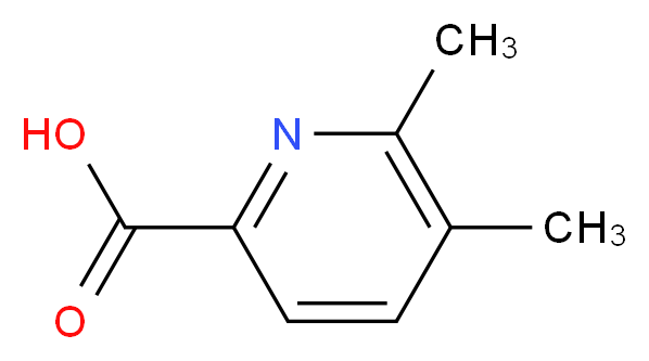 5,6-dimethylpyridine-2-carboxylic acid_分子结构_CAS_83282-49-9