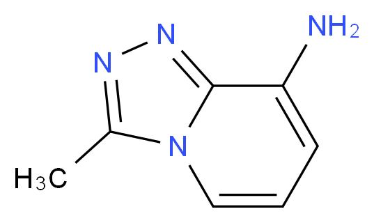 3-Methyl-[1,2,4]triazolo[4,3-a]pyridin-8-amine_分子结构_CAS_31040-12-7)