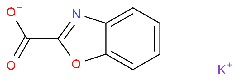 potassium 1,3-benzoxazole-2-carboxylate_分子结构_CAS_21598-08-3