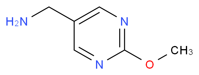 (2-methoxypyrimidin-5-yl)methanamine_分子结构_CAS_944899-18-7