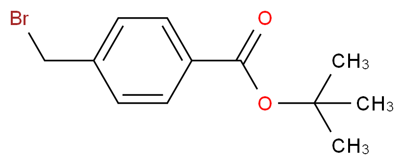 tert-butyl 4-(bromomethyl)benzoate_分子结构_CAS_108052-76-2