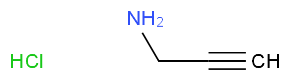 prop-2-yn-1-amine hydrochloride_分子结构_CAS_15430-52-1