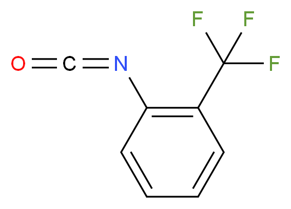 2-(Trifluoromethyl)phenyl isocyanate 97%_分子结构_CAS_2285-12-3)