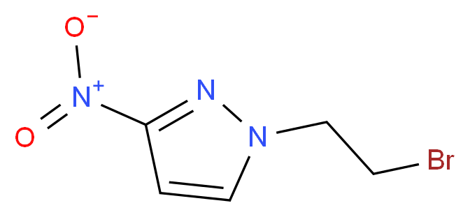 1-(2-bromoethyl)-3-nitro-1H-pyrazole_分子结构_CAS_)