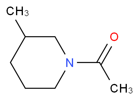 1-(3-methylpiperidin-1-yl)ethan-1-one_分子结构_CAS_4593-16-2