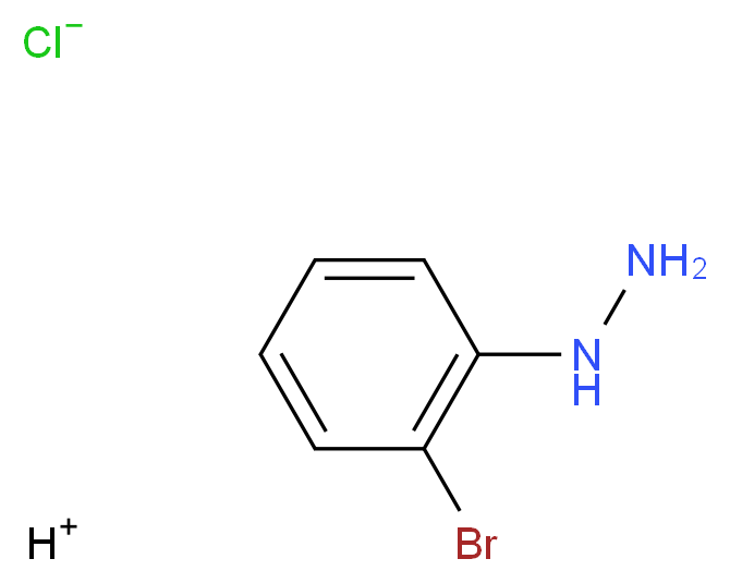 2-Bromophenylhydrazine hydrochloride_分子结构_CAS_50709-33-6)