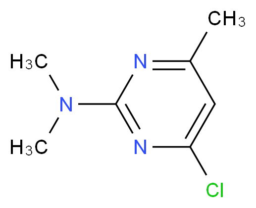 4-chloro-N,N,6-trimethylpyrimidin-2-amine_分子结构_CAS_5734-62-3)