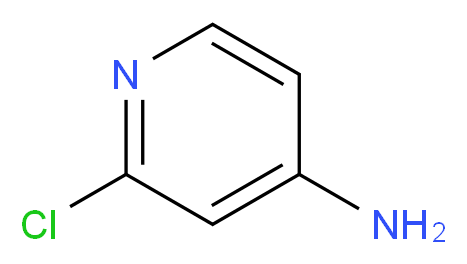 4-Amino-2-chloropyridine_分子结构_CAS_14432-12-3)