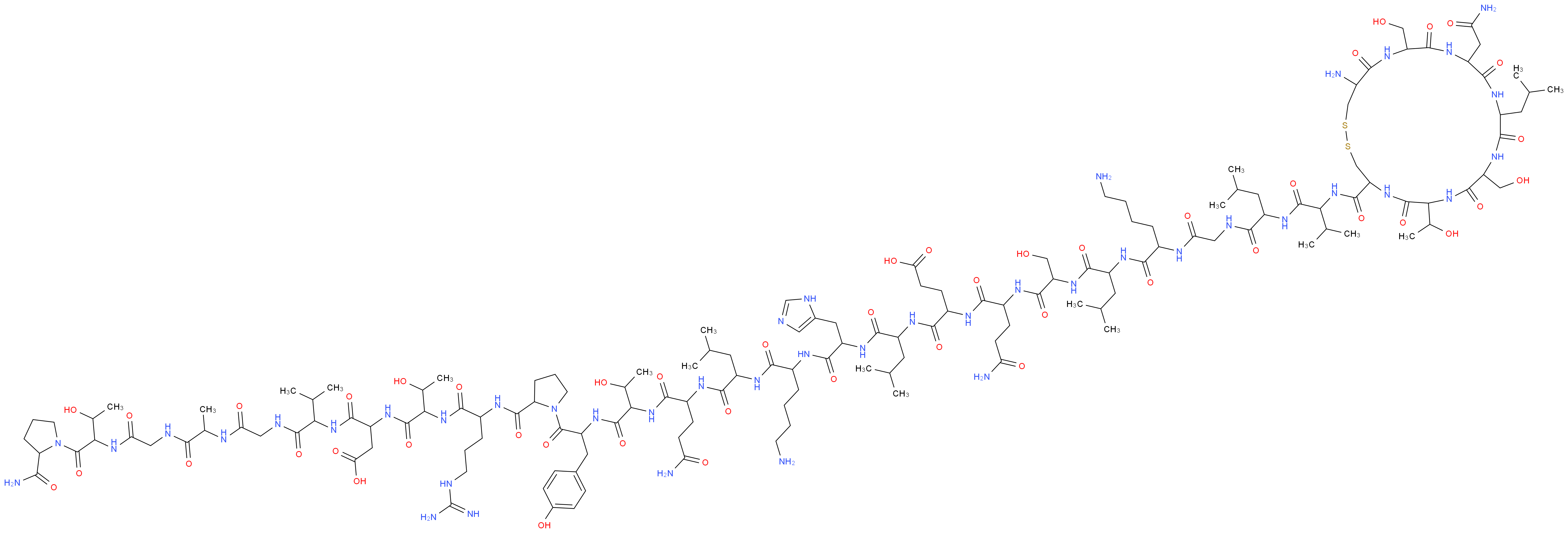 Calcitonin eel_分子结构_CAS_57014-02-5)