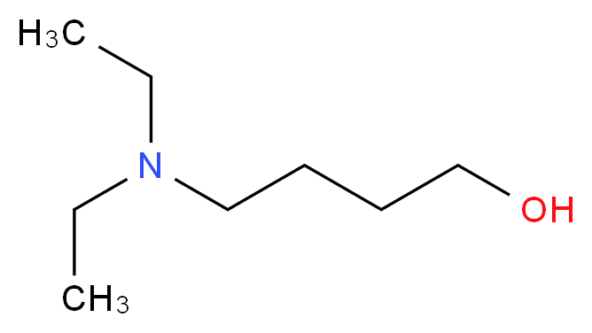 4-(diethylamino)butan-1-ol_分子结构_CAS_2683-56-9