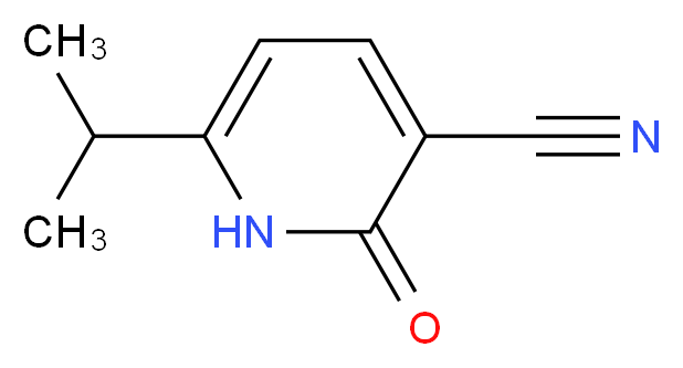 2-oxo-6-(propan-2-yl)-1,2-dihydropyridine-3-carbonitrile_分子结构_CAS_5782-69-4