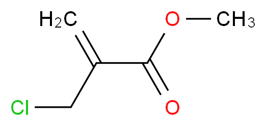 methyl 2-(chloromethyl)prop-2-enoate_分子结构_CAS_922-15-6