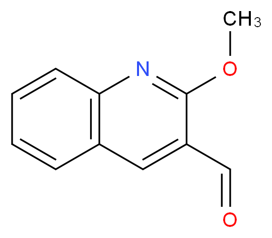 2-methoxyquinoline-3-carbaldehyde_分子结构_CAS_139549-06-7)