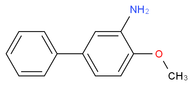 2-methoxy-5-phenylaniline_分子结构_CAS_39811-17-1