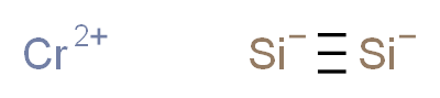 chromium(2+) ion disilyne_分子结构_CAS_12018-09-6