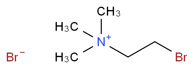 (2-bromoethyl)trimethylazanium bromide_分子结构_CAS_2758-06-7