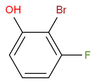 2-Bromo-3-fluorophenol_分子结构_CAS_443-81-2)