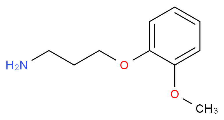 3-(2-Methoxy-phenoxy)-propylamine_分子结构_CAS_3245-88-3)