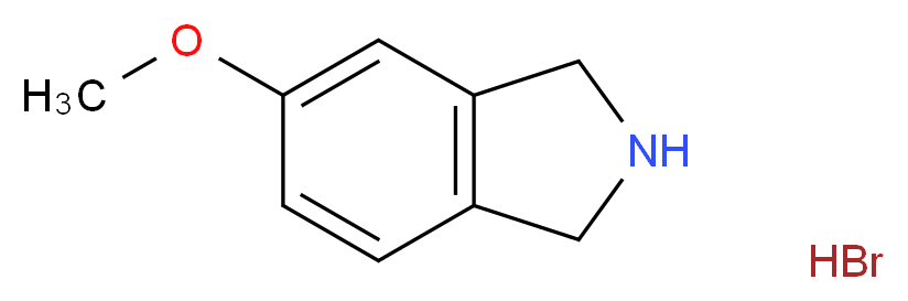 5-methoxy-2,3-dihydro-1H-isoindole hydrobromide_分子结构_CAS_1056165-25-3