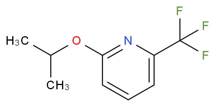 2-(propan-2-yloxy)-6-(trifluoromethyl)pyridine_分子结构_CAS_1255574-41-4