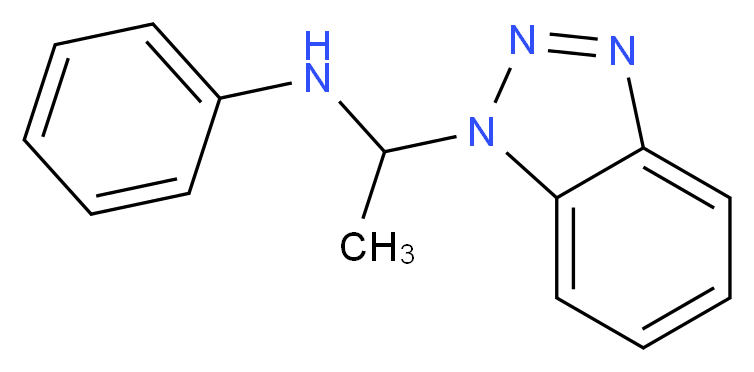 α-甲基-N-苯基-1H-苯并三唑-1-甲胺_分子结构_CAS_122062-68-4)