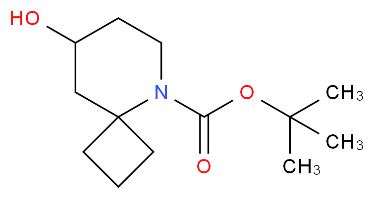 N-Boc-8-hydroxy-5-azaspiro[3.5]nonane_分子结构_CAS_929971-93-7)