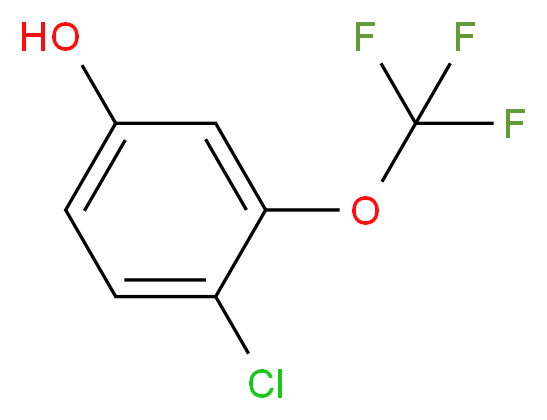 4-Chloro-3-(trifluoromethoxy)phenol_分子结构_CAS_886500-85-2)