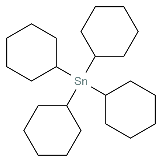 tetracyclohexylstannane_分子结构_CAS_1449-55-4